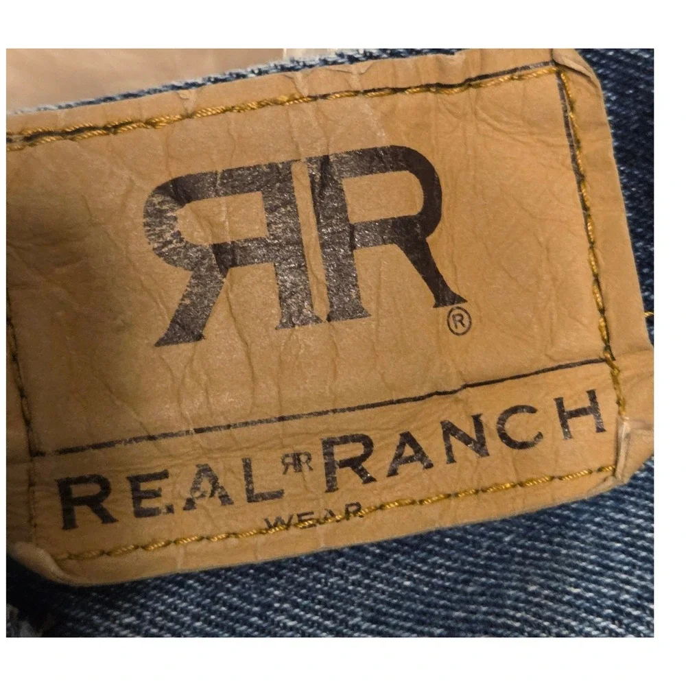 Lot 2 Real Ranch Relaxed Fit Jeans Mens 40x32, 34 Workwear Atwoods Western